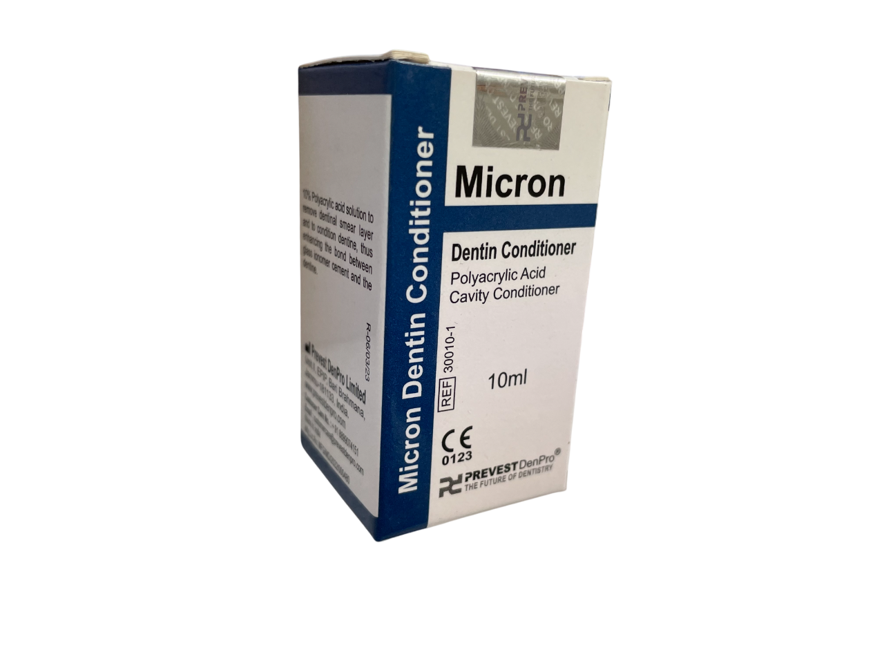 Prevest DenPro 30010-1 Micron Dentin Conditioner 1x10ml Bottle Polyacrylic Acid Cavity Conditioner