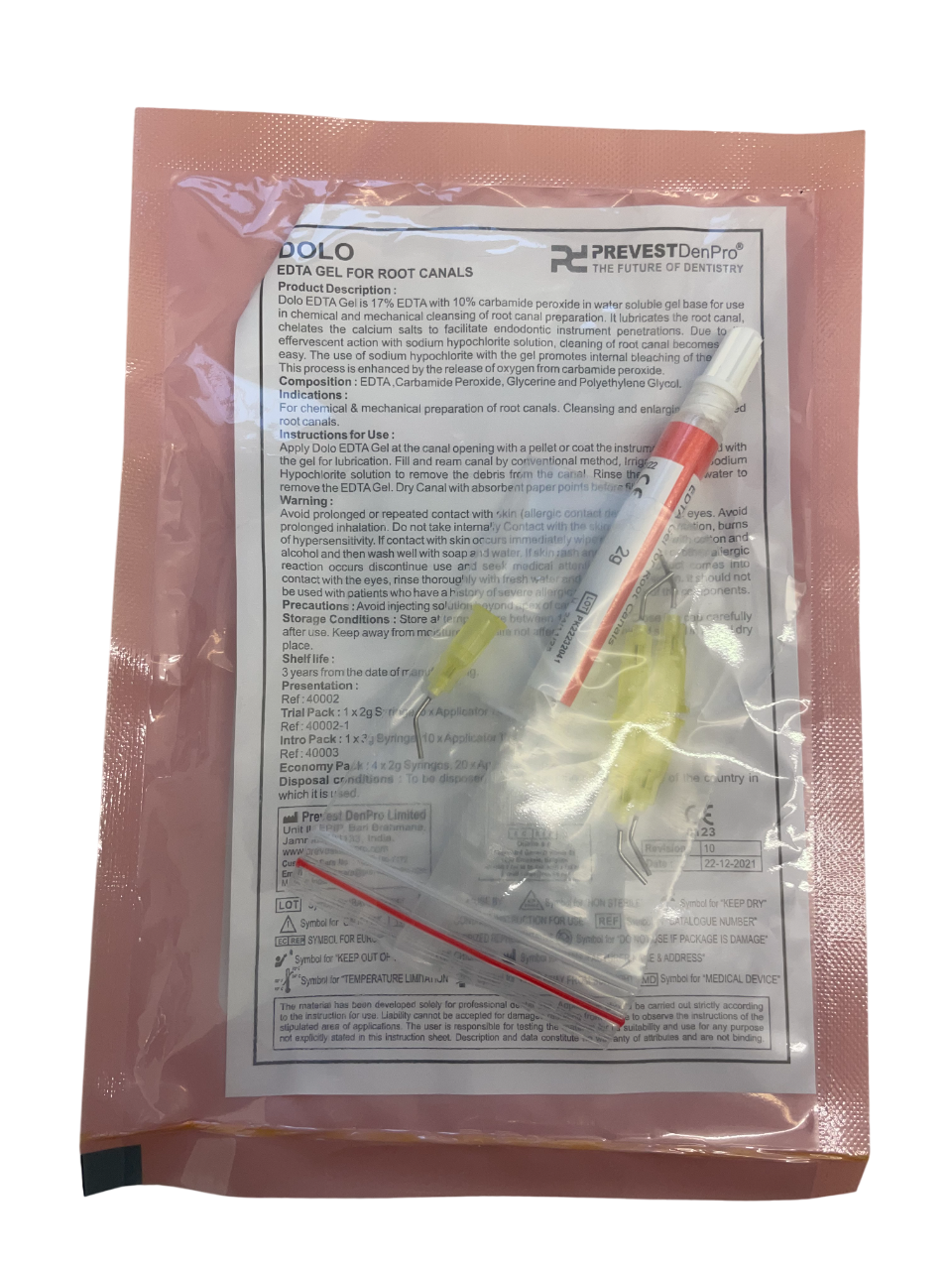 Prevest DenPro 40002 DOLO-EDTA GEL for Root Canals