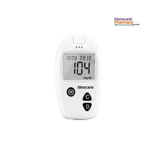 Sinocare Safe Accu WHITE Blood Glucose / Diabetes Monitor only