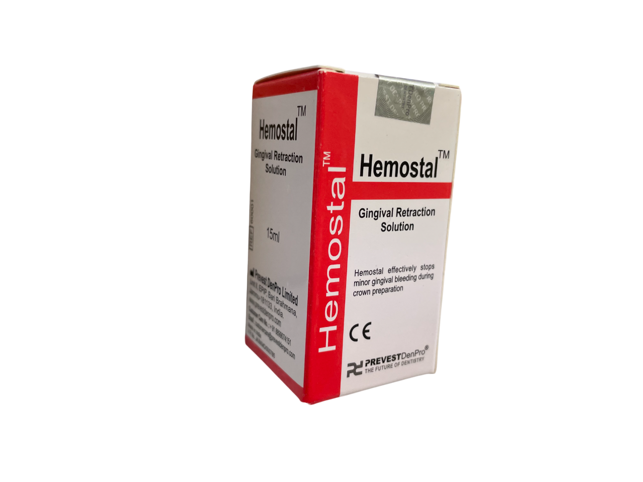 Prevest DenPro 60001 Hemostal 25% Al-Cl Hemostatic Liquid 15ml