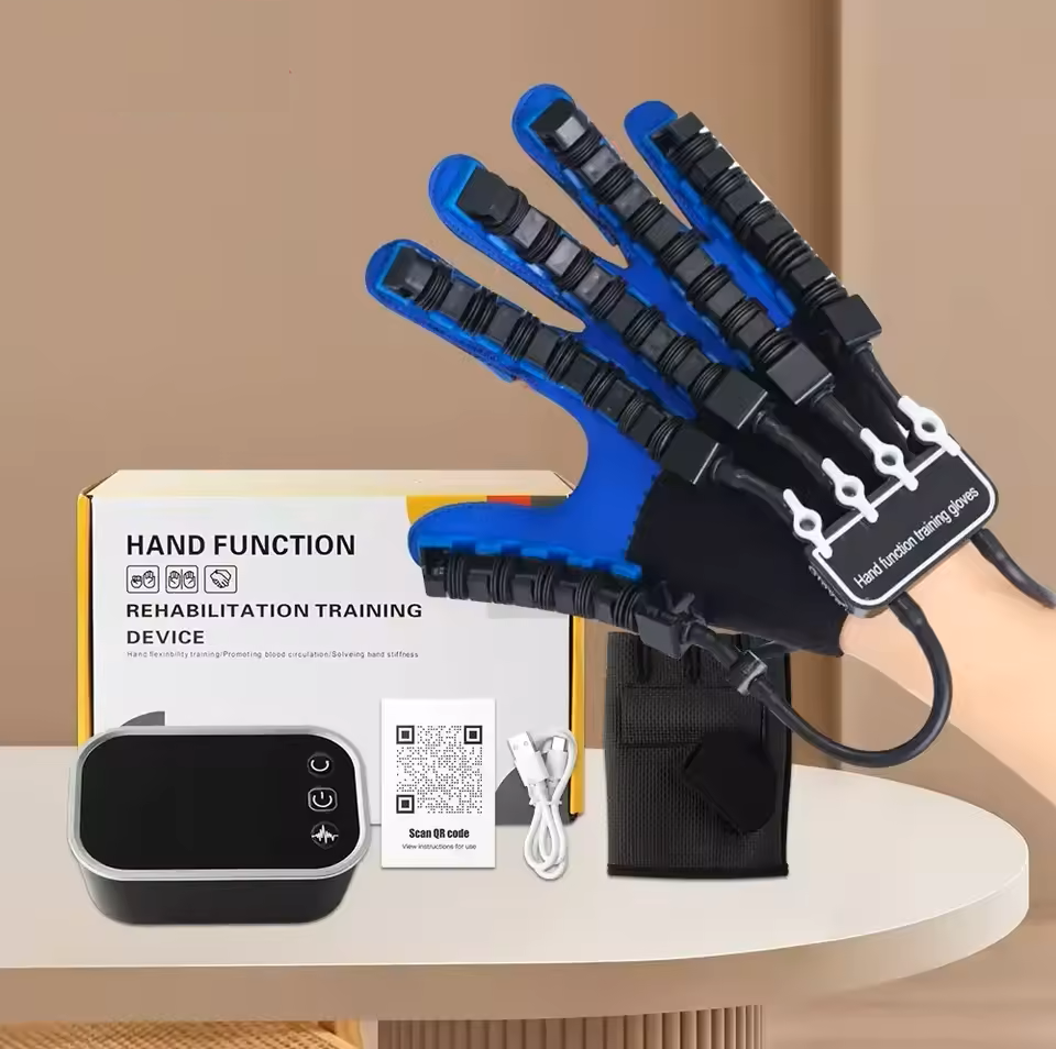 Left / Right Hand Finger Rehabilitation Exerciser Robot Gloves Stroke Hemiplegia Training Equipment Therapy