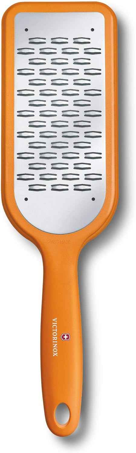 Victorinox Grater, Ribbon Type, Extra Sharp, Robust Plastic Handle, Orange