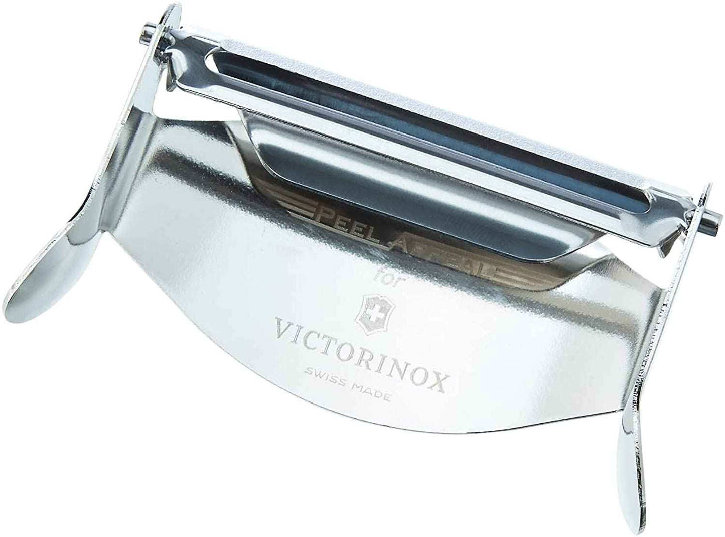 Victorinox Compact Flat Peeler, Potato, Vegitable, Extra Sharp Blade, Stainless Steel, Metal