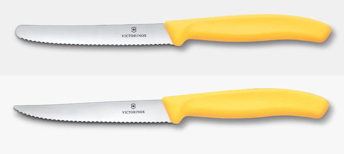 Victorinox Black Combo - Steak / Pizza Knife + Classic Knife