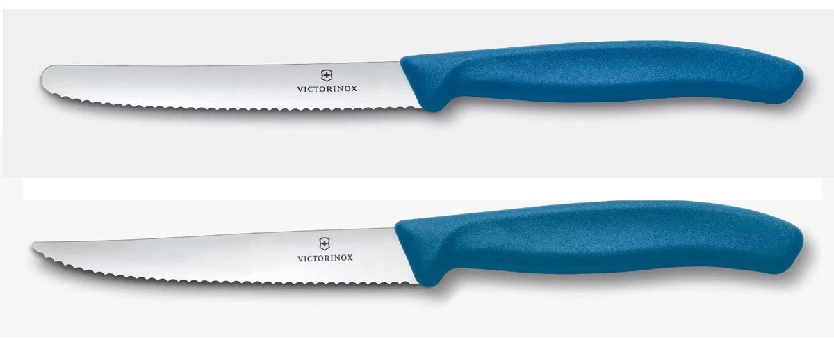 Victorinox Black Combo - Steak / Pizza Knife + Classic Knife