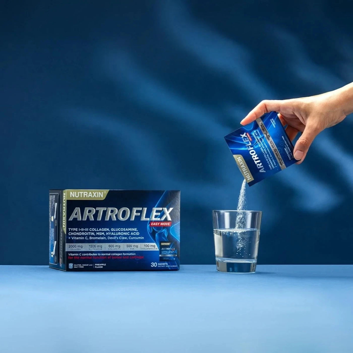 Nutraxin Artroflex nutritional information, ingredients, directions and warnings