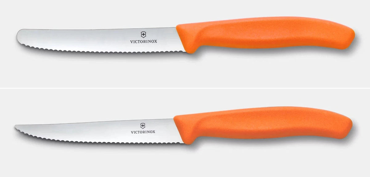 Victorinox Black Combo - Steak / Pizza Knife + Classic Knife