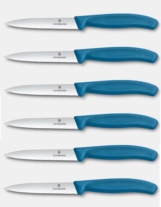 6 x Victorinox Swiss PARING Steak and Table Knife