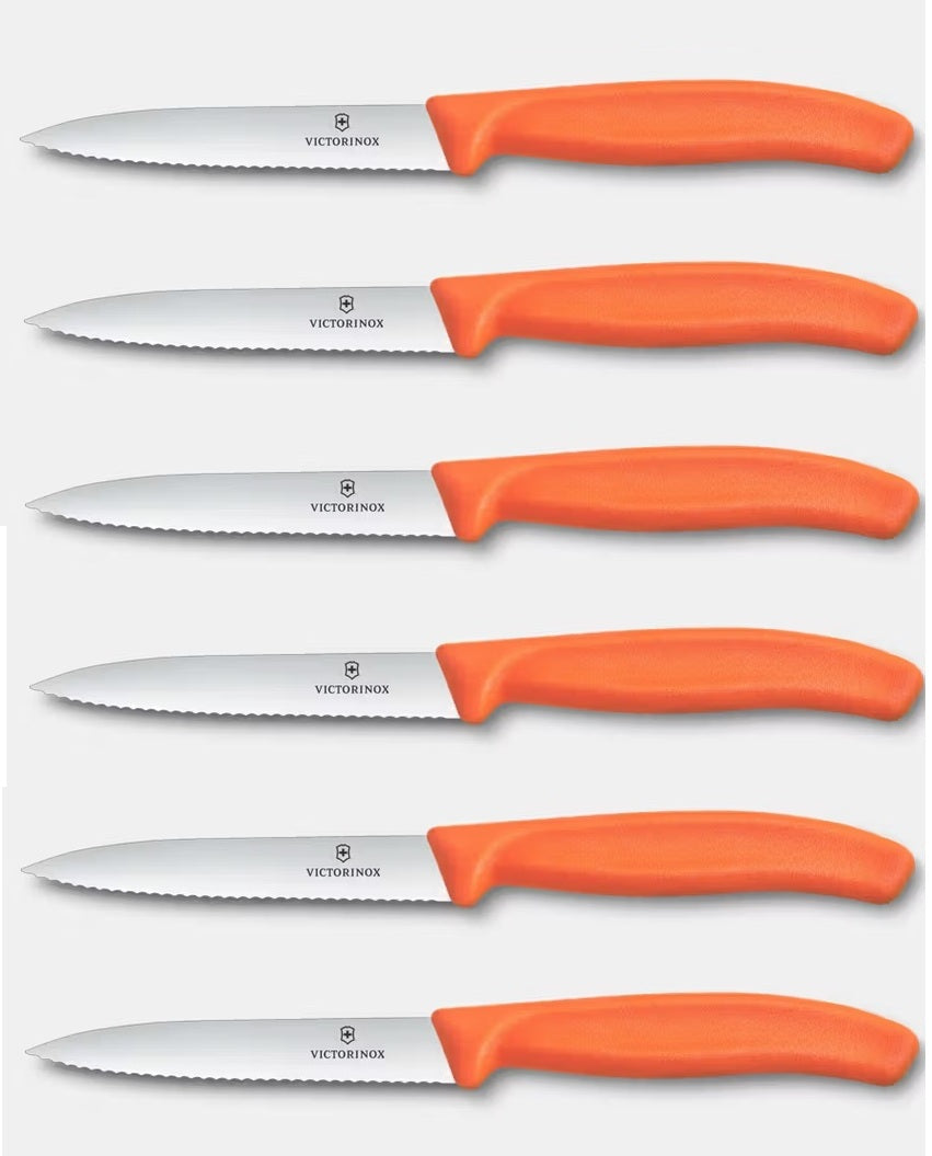 6 x Victorinox Swiss PARING Steak and Table Knife