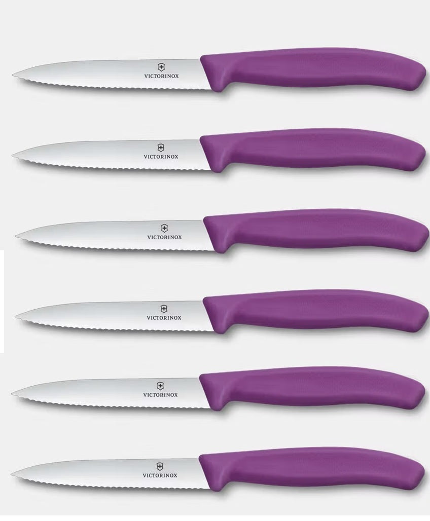 6 x Victorinox Swiss PARING Steak and Table Knife