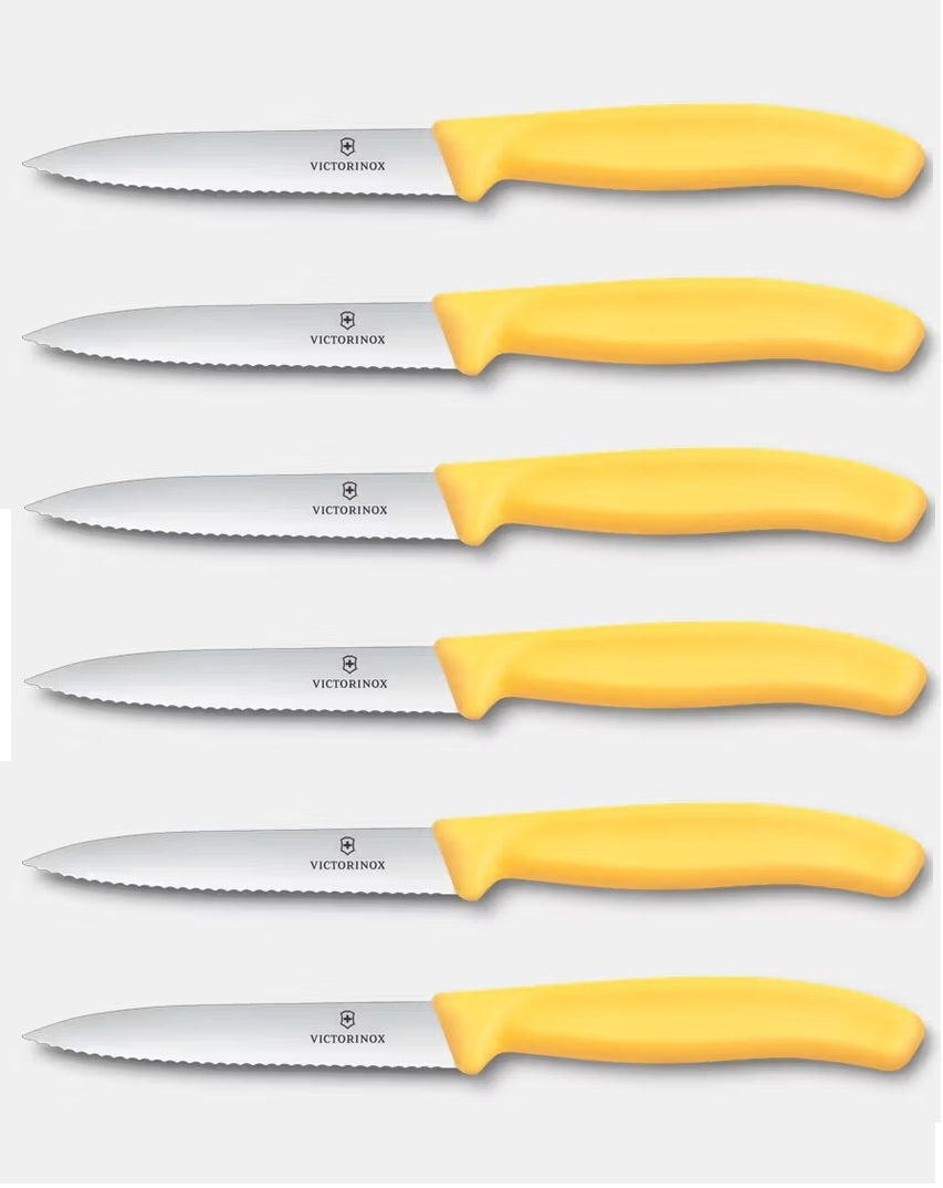 6 x Victorinox Swiss PARING Steak and Table Knife