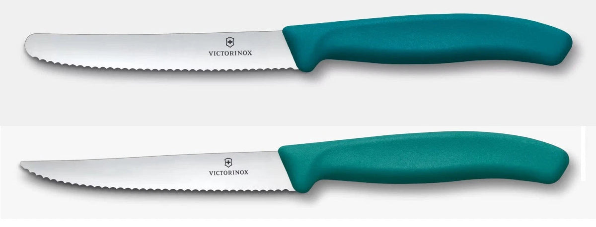 Victorinox Black Combo - Steak / Pizza Knife + Classic Knife