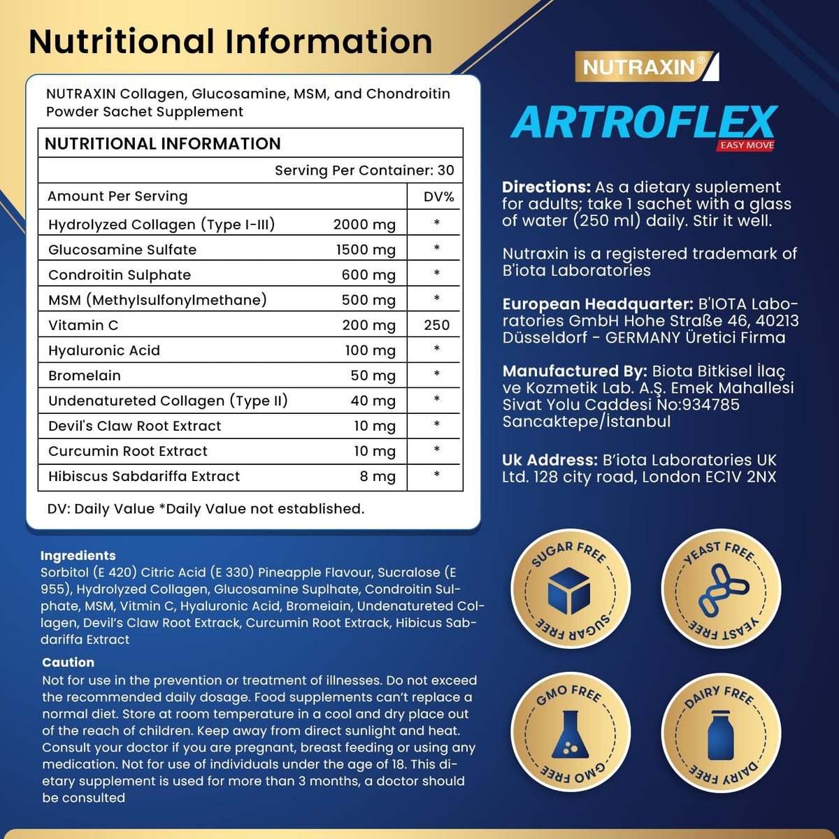Nutraxin Artroflex Easy Move individual sachet